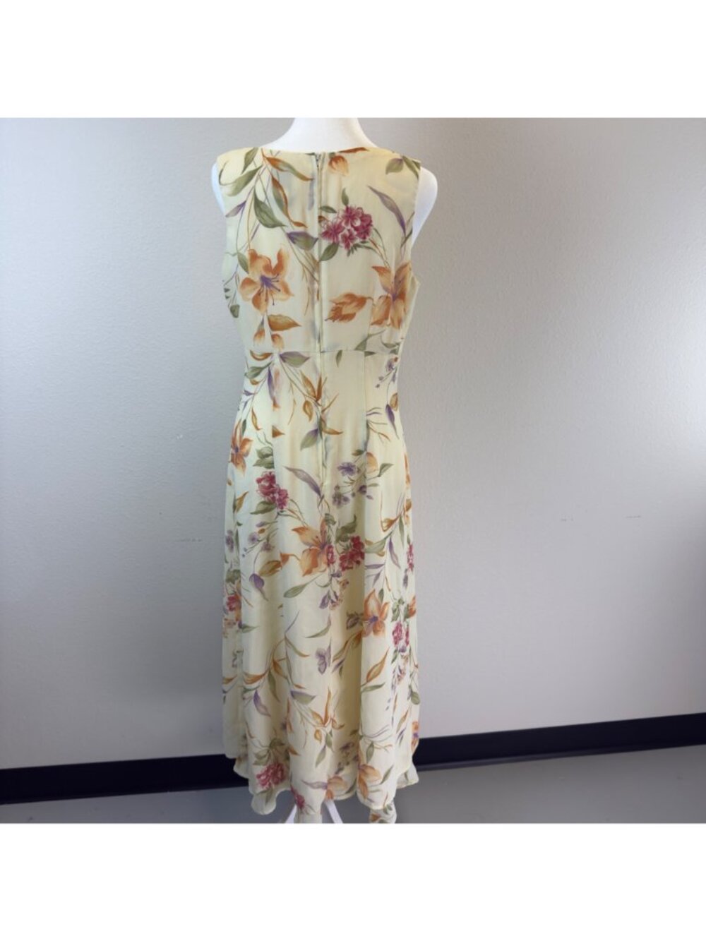Vtg T R Bentley Floral Maxi Sundress Size 6 Sleeveless Cottage Core Fairycore - Picture 15 of 15